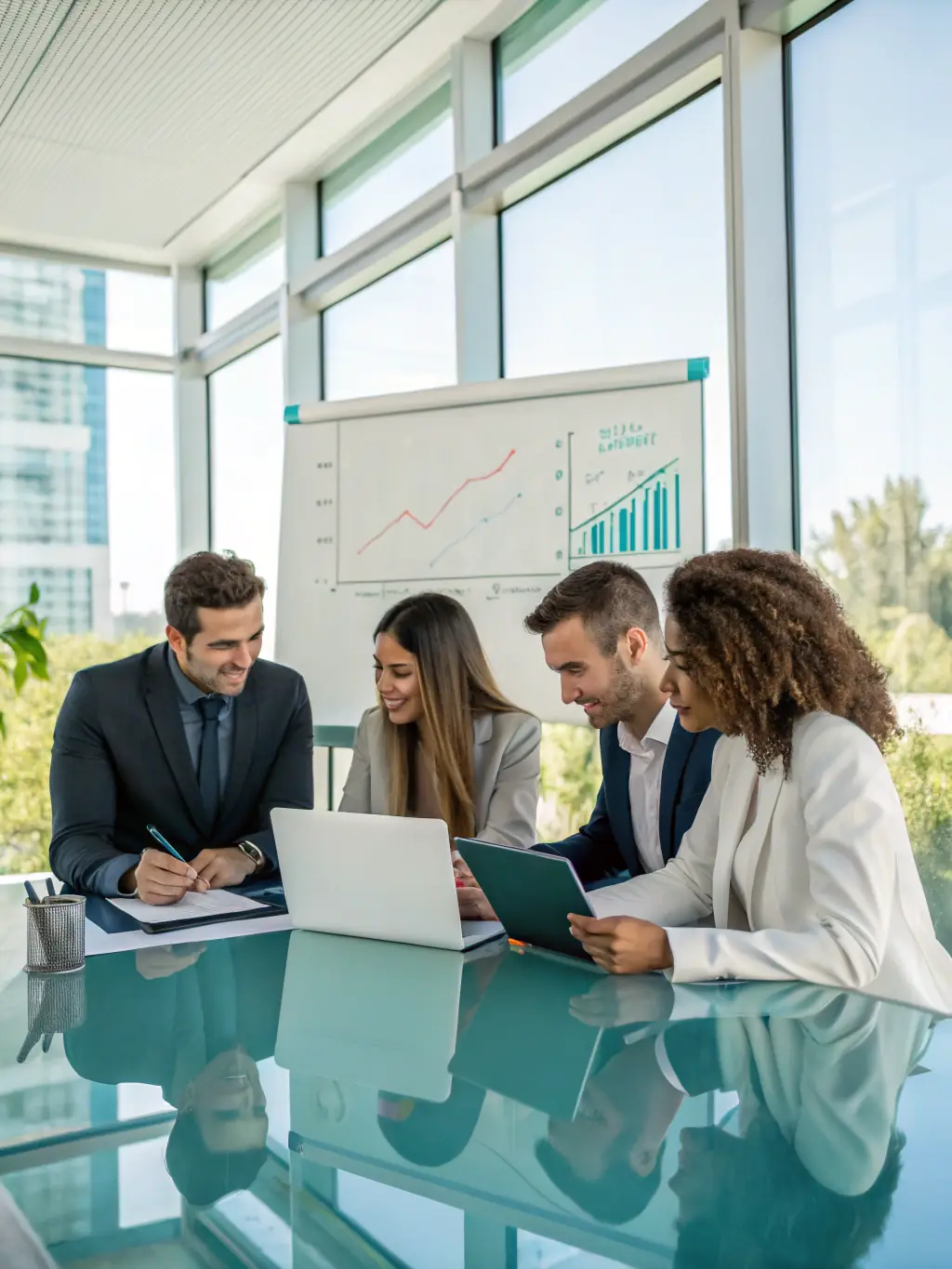 A dynamic image of a panel discussion featuring venture capitalists and startup founders, debating investment strategies and growth opportunities.