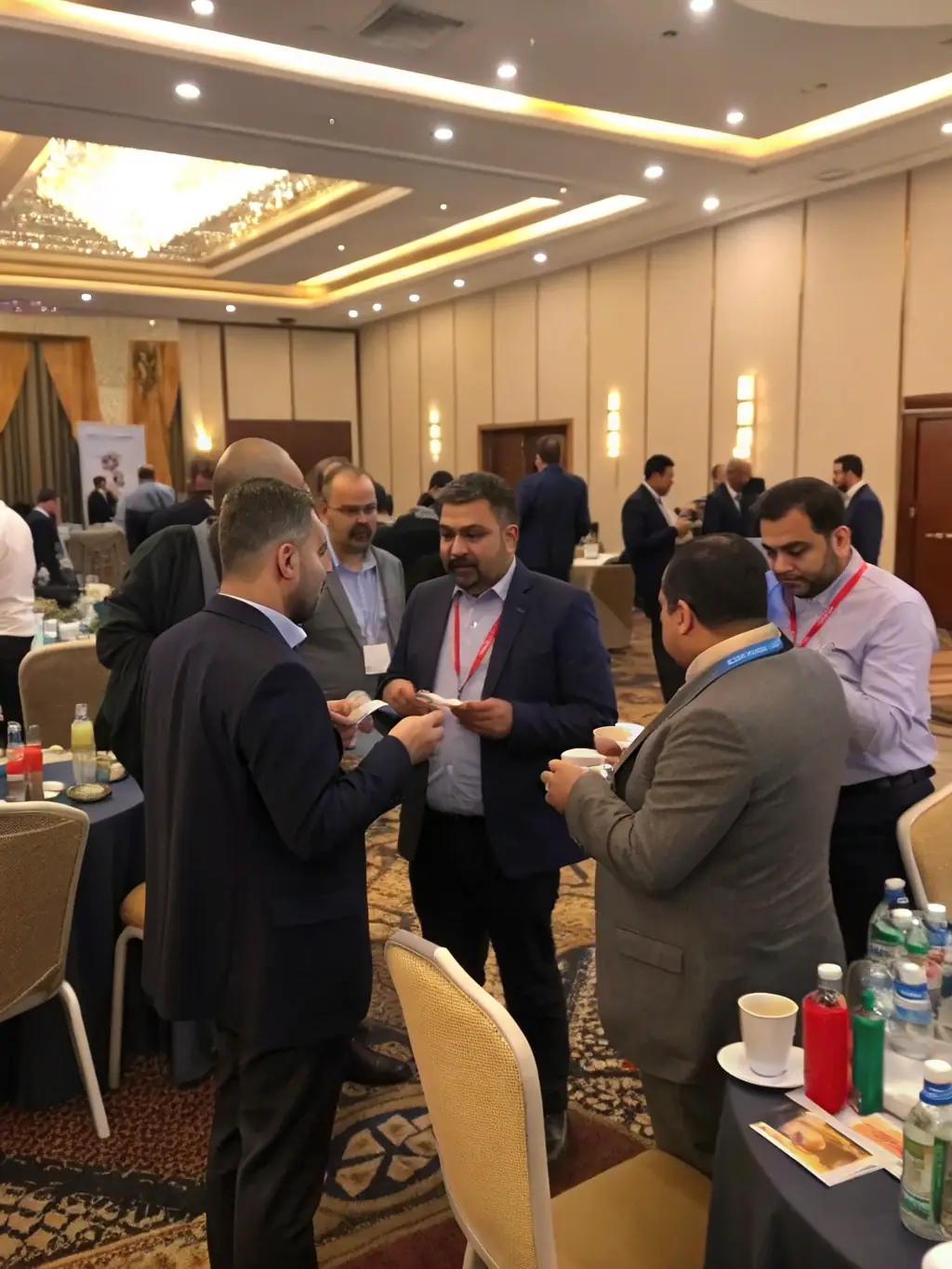 A photo of a networking session at the conference, showcasing entrepreneurs and investors connecting and exchanging ideas.