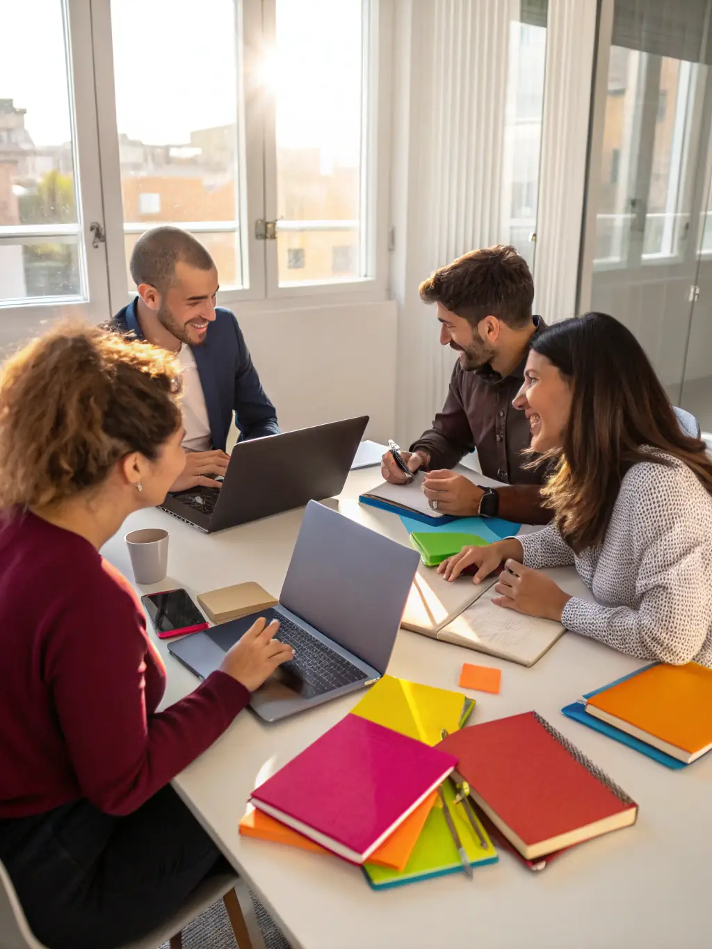 Attendees participating in an interactive workshop at a startup conference, collaborating on problem-solving and brainstorming new ideas.